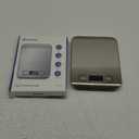 Etekcity Food Kitchen Scale, Digital Grams and Ounces for Weight Loss, Baking, Cooking, Keto and Meal Prep, LCD Display, Medium, 304 Stainless Steel