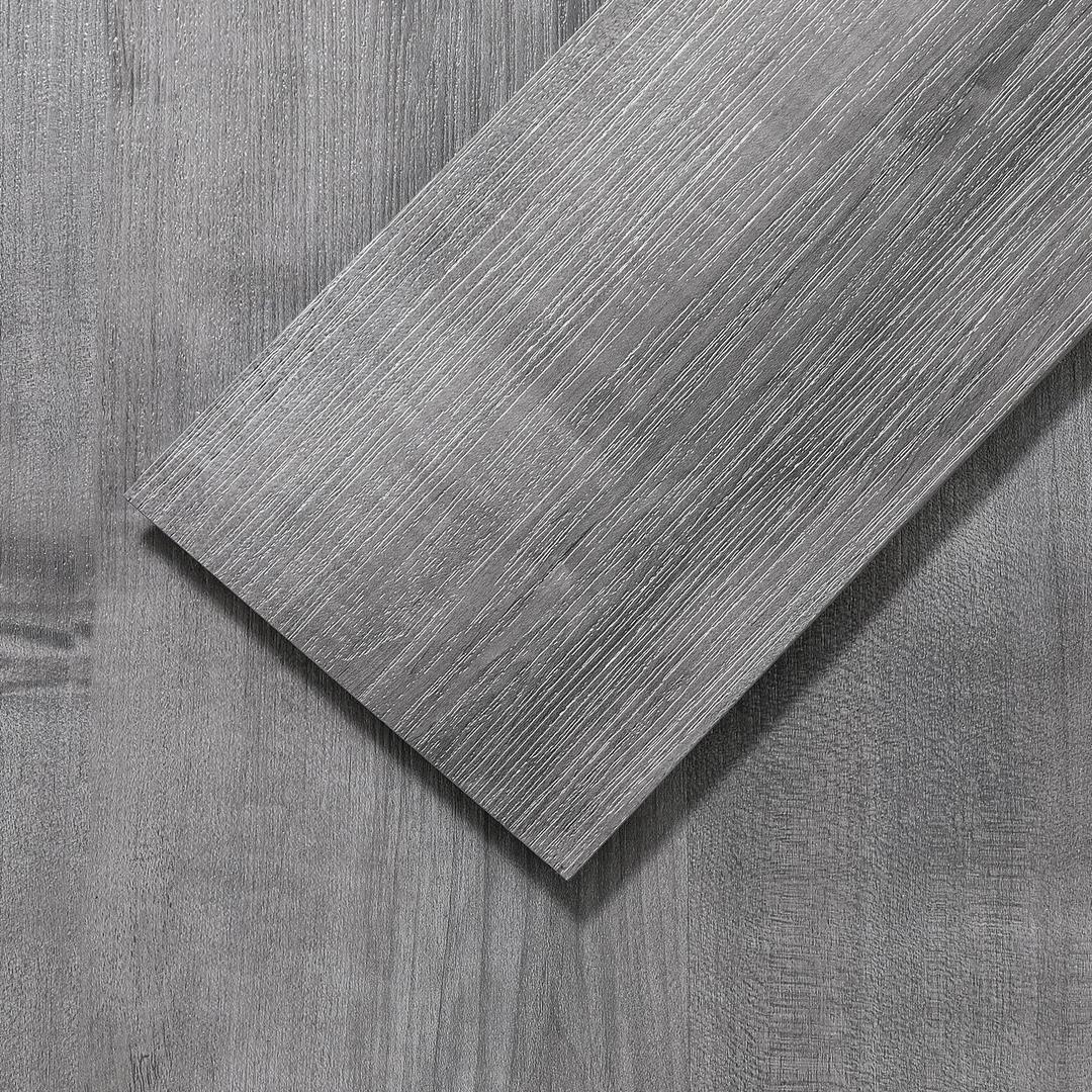 ACCOR HOME Peel and Stick Floor Tile, Luxury Vinyl Plank Flooring 36-Pack 54 Sq.ft, Real Wood Look Self-Adhesive Vinyl Floor Tiles, Easy DIY for Kitchen, Bedroom and Living Room, Smoke Grey