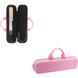 Hard Travel Case for Dyson Airstrait Straightener, Portable Storage Bag for Dyson Airstrait Straightener (Only Case, Pink), Compact