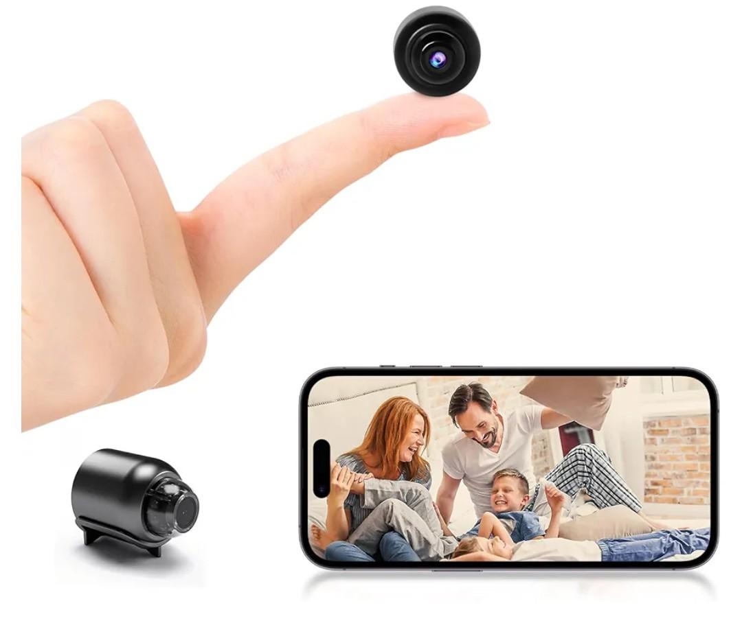 New Smallest Wireless WiFi Camera,HD1080P Mini Camera,Smart Home Security Camera,Portable Smart Home Baby Monitor Cam with Night Vision,Motion Detection,Cloud Storage for Security with iOS AndroidAPP