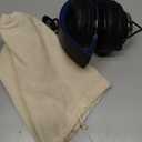 AC01 Over-Ear Headphones Wired, Passive Noise Isolating Corded Stereo Headsets with Mic Volume Control for Adults Teens 3.5mm for Chromebooks, Laptop, Computer, Tablets, Travel (Black Blue)