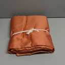 JSD 100% Cotton Queen Sheet Set Burnt Orange, 300 TC Sateen Weave Bedding, Soft Breathable Wrinkle Resistant, Deep Pocket