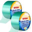 2 Rolls Resin Tape 2In216Ft Total Epoxy Tape High Temperature Resistant 220, Epoxy Tapes for DIY Jewelry River Table Spray Painting Welding Electronic Heating, No Residue, 2Rolls1.96In108Ft