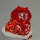 Dog Christmas DressDog Christmas Outfit Sweater,Fleece Dogs Fall Winter Dress Sweater Male FemaleSmall (Red)
