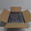 4 Pack Stackable Wire Baskets for Pantry Organizers and Storage, Large Pantry Basket for Snack Organizer, Foldable Fruit and Vegetable Storage Bin Store Can Onion Potato for Kitchen Cabinet/Countertop (Black)