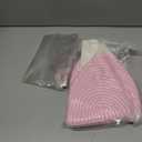 Colingmill Mother's Day Woven Gift Basket Empty for Women with Handles Ribbons Bow Tie Bag, Decorative Woven Gift Basket for Mom, Rope Storage Box Home Decor(14 x 10 x 5.5 Inch,Pink White)