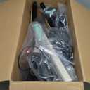 JMMD Toddler Bike with Push Handle for Kids 18-60 Months, 6 in 1 Foldable Push Bike with Training Wheels, Pedals, Brakes, Kickstand, Kid Balance Bike Gift & Toys for Boy & Girl (Large, Mint)