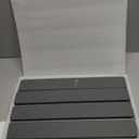 Bath Rug Mat,Diatomaceous Earth Mats,Foldable Stone Bath Rug,23.6 x 15.5 Inch Super Absorbent Quick Drying Diatomaceous Earth Mat for Bathroom,Easy to Store,Easy to Clean,Grey