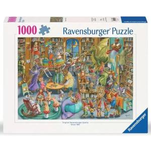 Ravensburger Midnight at The Library 1000 Piece Jigsaw Puzzle for Adults - 12000489 - Handcrafted Tooling, Made in Germany, Every Piece Fits Together Perfectly
