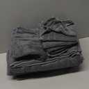 Tens Towels Pack of 8 Towels Set, 2 Extra Large Bath, 2 Hand, 4 Washcloths, 100% Cotton, Lighter Weight, Quicker to Dry, Super Absorbent, Perfect for Bathroom, Dark Grey