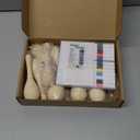 NEBURORA 6Pcs DIY Mini Unfinished Wooden Maracas with 6Pcs Multicolor Pens Fiesta Mexican Maracas Favors Cinco De Mayo Party Supplies Decorations