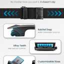 GEIT Men's Nylon Ratchet Belt, 1 3/8" Adjustable Web Belt with Slide Click Buckle for Dress Casual Work