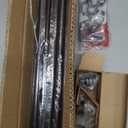 1" Double Curtain Rod 84 to 120 Inchs,BHSRODS Heavy Duty Decorative Drapery Rod for Windows with Small Cap Finial,Brown Gold