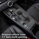 Temmis Center Console Silicone Organizer Wrap for Honda Accord 2023-2025, Full-Wrap Center Consel Electrostatic adsorption Cover for Honda Accord-Black