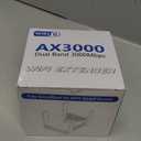 AX3000 WiFi 6 Range Extender - Dual Band WiFi Signal Booster with Gigabit Ethernet Port, Up to 3000Mbps Speed, 2.4GHz & 5GHz Wireless Repeater, Access Point Mode, Easy Setup for Home and Office