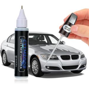 Silver Touch Up Paint for Cars, Professional Automotive Paint Scratch Repair, Lasting Auto Scratch Remover, Color Accurate, Quick Drying, Easy to Use, Safe and Waterproof, Versatile Use