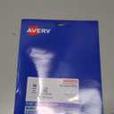 Avery Printable Durable White Rectangle Labels, Sure Feed Technology, 1.5" x 2.75", Print-to-the-Edge, Waterproof Labels, Laser & Pigment-Based Inkjet Compatible, 100 Total