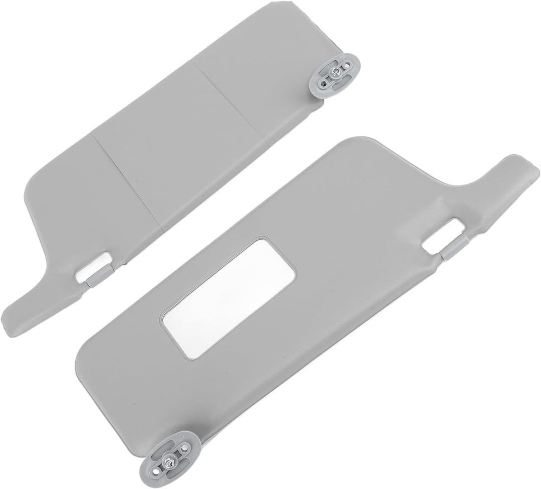 Car Sun Visor, Pair of Replacement Left and Right Sunshade Gray Visor Assy Fit for 1996 to 2001