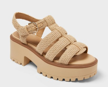 SWEET LIFE SANDALS NATURAL SIZE 10