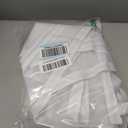 Dixutzi Reinforced Cat Screen Door Fits Door Size 30''x 80'', Heavy Duty Pets Proof Screen Door with Zipper, Prevent Dogs Cats Running Out from Home (White)