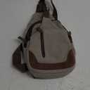 KL928 Canvas Sling Bag Crossbody Backpack Shoulder Casual Rucksack for Men Women