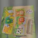 Benresive Wooden Toddler Puzzles, 6pcs Animal Montessori Toys for 1-3 Year Old Boys & Girls, Learning Educational Preschool Toys, Great Gifts for 1 2 3 Year Olds