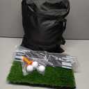 Golf Net ,10x7FT with Golf Practice Mat, Hitting Aid Nets for Backyard Driving Chipping Training Swing with Target Outdoor or Indoor–Gifts for Men/Dad/Him