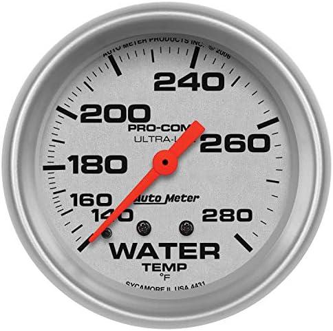 Auto Meter 4431 Ultra-Lite Mechanical Water Temperature Gauge , 2 5/8"