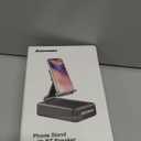 JTEMAN Cell Phone Stand with Wireless Bluetooth Speakers,Angle Adjustable Strong Pedestal Phone Stand for Desk,HD Sound and Bass Bluetooth Speaker Compatible with All Mobile Phones(Green)