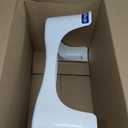 Squatty Potty Simple Curve Bathroom Toilet Stool 7" White
