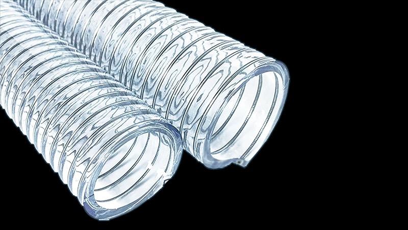 PVC Steel Wire Spring Hose , 130 Inches x 2 Inches