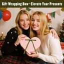 24 Pcs Avocado Green Velvet Bows for Christmas Tree Decor, Elegant Velvet Pre-Tied Ribbon Bows Door Garland Vintage Ornaments for Christmas, Wreaths, Gifts and Home Decoration (5x7 Inch, 3/8'' Wide)