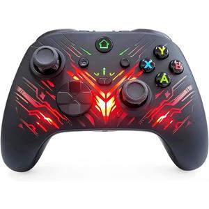SWVOE X box 1 Controller, Gaming Remote for all series of X-box One Host and PC Win10+ with Programming Buttons, Turbo, LED Light, Firmware Upgrade Required From Third Party