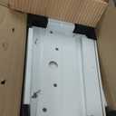 End Table with Charging Station,Fluted Nightstands Set of 2, Modern Bedside Table with Drawer and Storage Shelf, Wood Mid Century Night Stands for Bedroom Living Room (White)