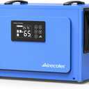 Airecoler 125 Pints Commercial Dehumidifier for Crawl Spaces & Basements with Drain Hose, Industrial Grade Water Damage Restoration for up to 6, 000 sq ft, Auto Defrost, Memory Starting