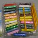 Polymer Clay 50 Colors, Modeling Clay for Kids DIY Starter Kits, Oven Baked Model Clay, Non-Sticky Molding Clay with Sculpting Tools, Gift for Children and Artists (50 Colors)