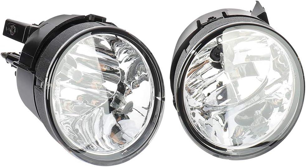 MAYASAF Clear Lens Fog Light Fog Lamp Only fit for Nissan 2005-2007 Armada, 2004 Pathfinder Armada, 2004-2014 Titan