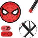 Marvel Spiderman 3 Piece Foldable Round Table and Chair Set, Ages 3+, Onesize