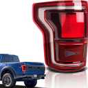 LED Tail Lights Compatible With Ford Raptor F150 2017 2018 2019 2020 Rear Brake Lamp Signal Assembly Taillights with Blind Spot HL3Z13405F Module Not Included (Left Driver Side)