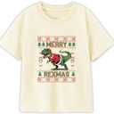 Toddler Boys Girls Christmas Shirt Kids Ugly Xmas T-Shirt Short Sleeve Cotton Tee Top 2-8 Years