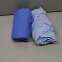 KeaBabies 2-Pack Organic Crib Sheets for Boys, Girls - 52x28 Fitted Crib Mattress Sheet Neutral, Breathable Jersey Cotton Cover for Baby Bed, Toddler Mattress, Soft & Cute Prints (Cornflower)