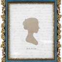 Sunlit Vintage Picture Frame 8x10 Inch, Luxury Antique Photo Frames with Glass Front, Photo Display, Tabletop Wall Hanging, Gift Ideas, Gold and Blue (Gold&Blue)