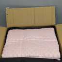 Huloo Sleep Weighted Blanket Queen 15lbs for Adult(60"80",Pink) Breathable Soft Minky Weighted Throw Blanket for All Season,Heavy Blanket with Premium Glass Beads