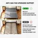 Heavy-Duty Bunkie Board 10 Millimeters Heavy-Duty Non-Slip, Non-Collapse Bed Frame Support Board, Suitable for Platform Beds, Sofa Beds, Bed Fra (Queen (60x80''))