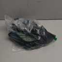 Suede Steering Wheel Cover with Upgraded Silicone Inner Ring, Anti Heat, Breathable, Anti-Slip, Leather Universal 14.5 to 15 inch Steering Wheel Cover (Pure Black)