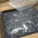 FANTIAN 40 lbs Black River Rocks for Landscaping,1-2 Inch Decorative Black Stones Pebbles for Plants, Vase Fillers, Fish Tank and Garden Rocks
