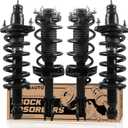KUIPERAUTO Front and Rear Complete Strut Coil Spring Assembly Compatible for Honda CR-V 2007 2008 2009 2010 2011 (Set of 4) 11605 11606 172497R 172497L