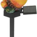 Didiseaon Red Cardinal Yard Stake, Solar Cardinal Garden Decor Bird Figurine with Nuts Solar Light Outdoor Stake Patio Yard Lawn Porch LED Pathway Christmas Decorations