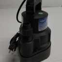 Superior Pump 91014 1/4 HP High Flow Thermoplastic Utility Pump, Black