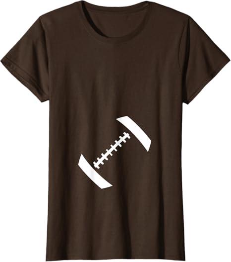 Funny Football Pregnancy Gender Reveal Maternity T-Shirt T-Shirt XL